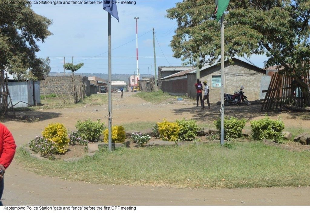 Kaptembwo Police Station before Fencing 