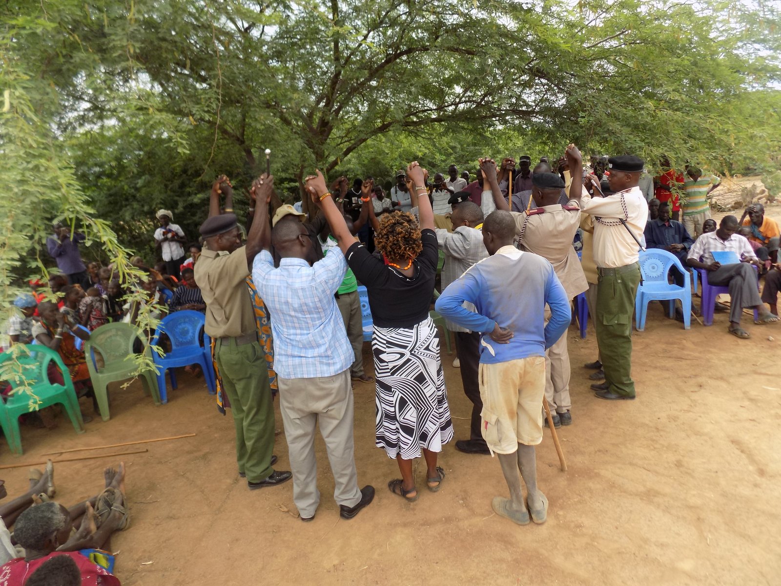 Peace meeting in Mukutani, Baringo