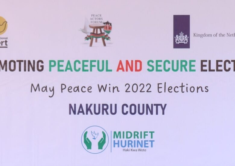 Promoting Peaceful And Secure Elections In Nakuru County