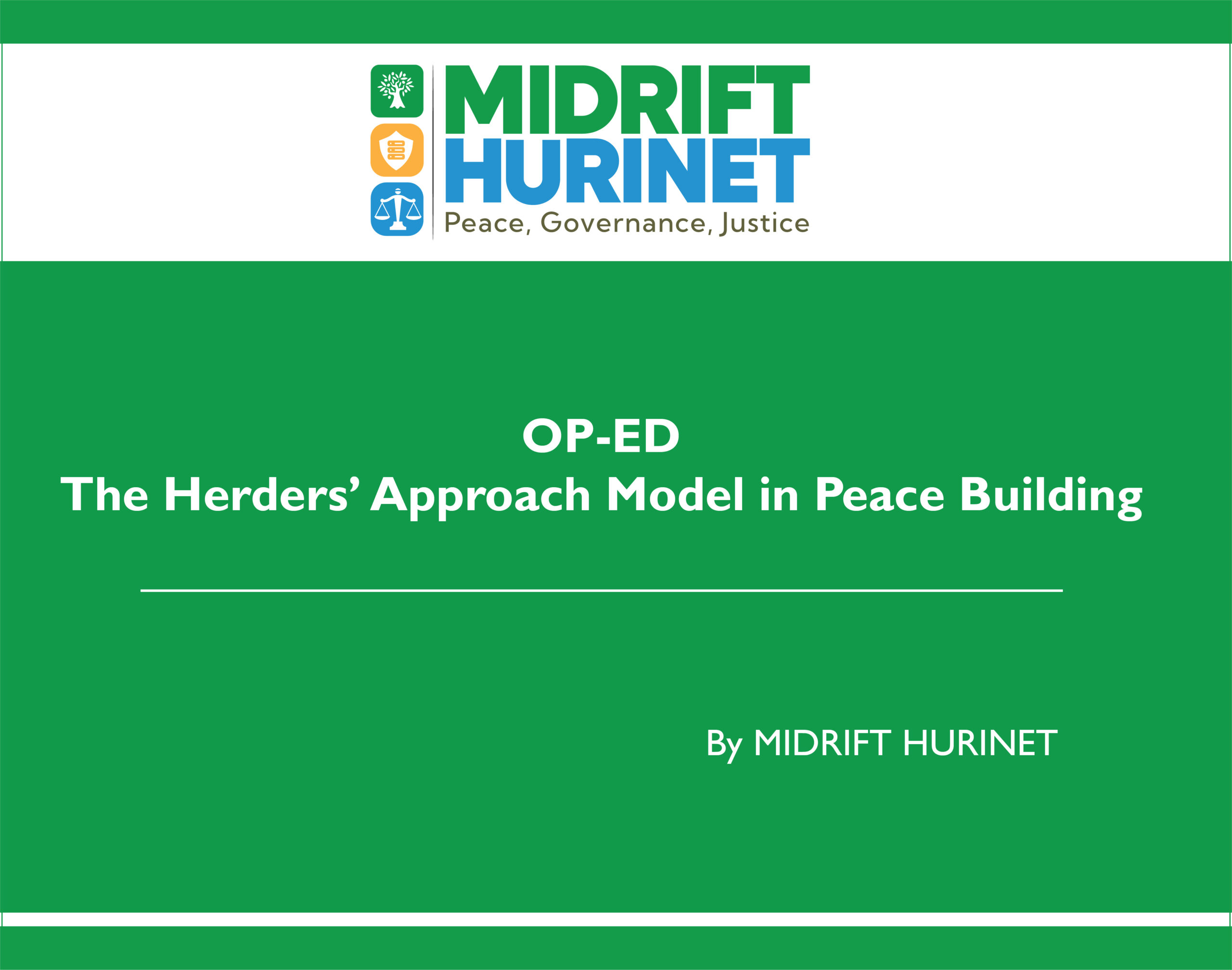 OP ED The Hearders Approach Model in Peacebuilding